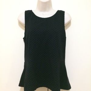 J Crew Top Ladies Size Medium Black Sleeveless